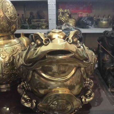 廣場金蟾銅雕的作用是啥？