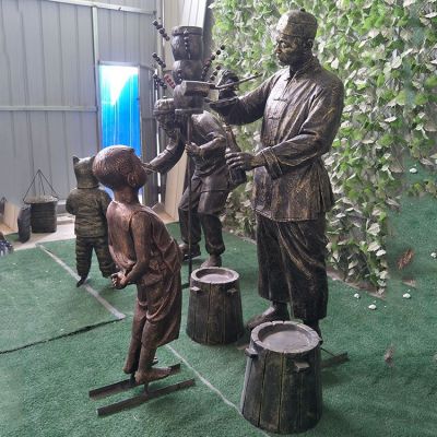 糖葫蘆玻璃鋼場(chǎng)景雕塑