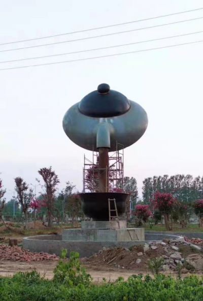 大型戶(hù)外創(chuàng)意景觀(guān)天壺雕塑