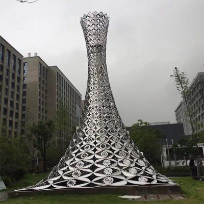 戶(hù)外大型不銹鋼創(chuàng)意景觀擺件