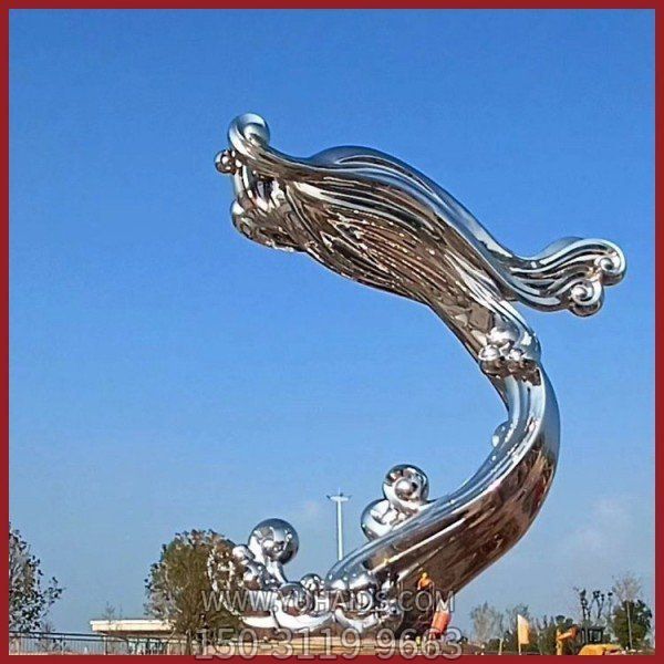 戶(hù)外廣場(chǎng)大型不銹鋼抽象園林景觀擺件雕塑