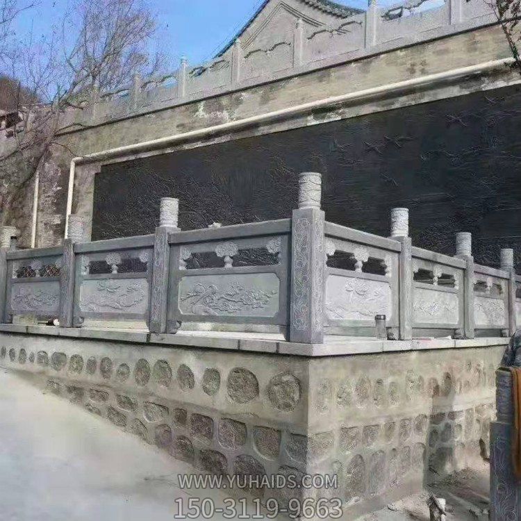 戶(hù)外景區(qū)大理石石雕護(hù)欄擺件雕塑