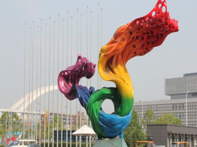 玻璃鋼彩繪創(chuàng)意大型戶(hù)外景觀(guān)雕塑