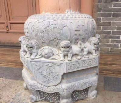 庭院門(mén)口鎮(zhèn)宅抱鼓石景觀(guān)雕塑