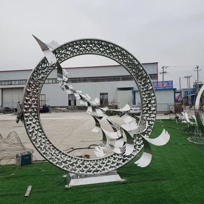 廣場(chǎng)不銹鋼鴿子雕塑是怎么制作出來(lái)的？