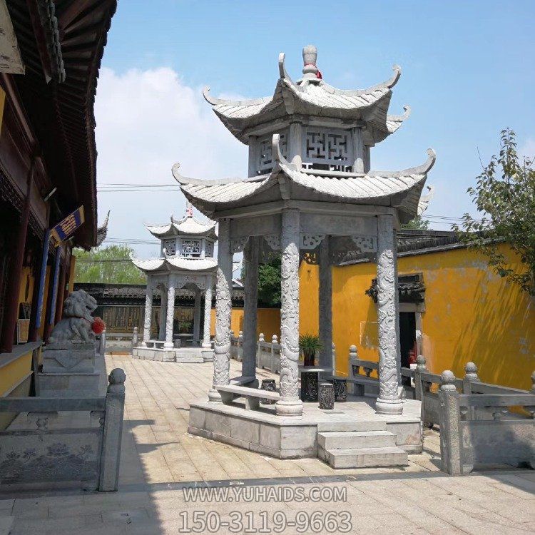 寺院擺放仿古建筑青石雕刻二層中式?jīng)鐾さ袼?>
                                <h2>寺院擺放仿古建筑青石雕刻二層中式?jīng)鐾さ袼?參數(shù)說明</h2>
                                                                        <table>
                                      <tr>
                                        <th>產(chǎn)品標(biāo)題</th>
                                        <td>寺院擺放仿古建筑青石雕刻二層中式?jīng)鐾さ袼?/td>
                                      </tr>
                                      <tr>
                                        <th>發(fā)布時(shí)間</th>
                                        <td>2023-06-08 14:00</td>
                                      </tr>
                                      <tr>
                                        <th>價(jià)格</th>
                                        <td><span>電話咨詢</td>
                                      </tr>
                                                                              <tr>
                                          <th>雕刻內(nèi)容</th>
                                          <td>涼亭</td>
                                        </tr>
                                                                              <tr>
                                          <th>制作材質(zhì)</th>
                                          <td>石雕、青石、石雕</td>
                                        </tr>
                                                                              <tr>
                                          <th>其他</th>
                                          <td>仿古</td>
                                        </tr>
                                                                          </table>
                                <h2>寺院擺放仿古建筑青石雕刻二層中式?jīng)鐾さ袼?詳細(xì)說明</h2>
                                <p>玉海雕塑是一家綜合性的雕塑公司，擁有多款寺院擺放仿古建筑青石雕刻二層中式?jīng)鐾さ袼苣Ｐ?，可加工定制多種寺院擺放仿古建筑青石雕刻二層中式?jīng)鐾さ袼?，支持材質(zhì)、樣式、風(fēng)格、尺寸大小等方面的調(diào)整修改定制。我們所加工制作的寺院擺放仿古建筑青石雕刻二層中式?jīng)鐾さ袼苜|(zhì)優(yōu)價(jià)廉，遍布全國多個(gè)省市地區(qū)，想要了解更多案例圖片，請電話或微信咨詢。材質(zhì)、大小、樣式等都可以按需定制，還可根據(jù)您提供給的寺院擺放仿古建筑青石雕刻二層中式?jīng)鐾さ袼軜訄D進(jìn)行制作！如有相關(guān)需求，歡迎致電（微信同號）：<span>150-3119-9663</span></p>
                                                                <div   class=