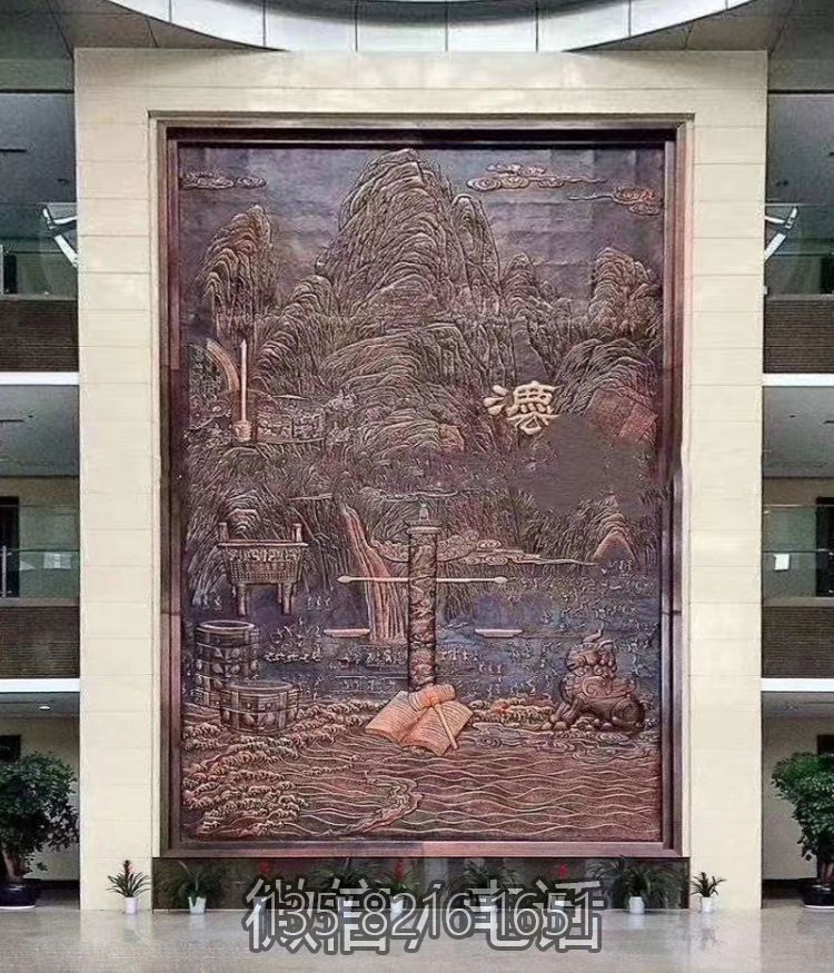 法院法制主題銅浮雕畫(huà)