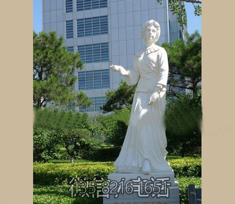 校園銅雕名人護理學(xué)家提燈天使弗洛倫斯·南丁格爾雕塑