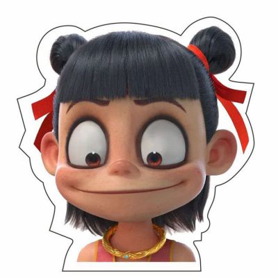 網(wǎng)紅魔童降世哪吒雕塑，樹脂玻璃鋼卡通人物雕塑