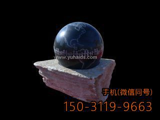 單層紅色、黑色大理石風(fēng)水球