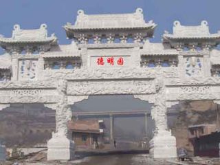 村牌坊農(nóng)村門(mén)樓建筑的修建有什么作用